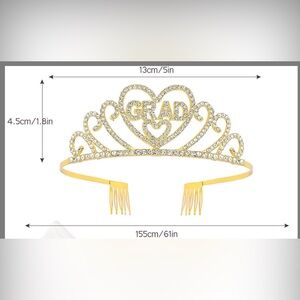 “Grad” Tiara Gold Tone NEW!!!